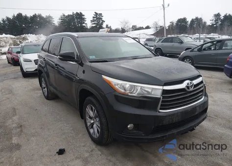 2015 Toyota Highlander Xle V6 from USA, damaged, VIN 5TDJKRFH1FS176948
